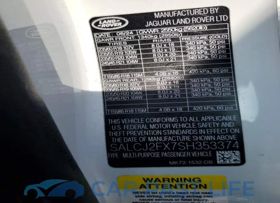 SALCJ2FX7SH353374# 14