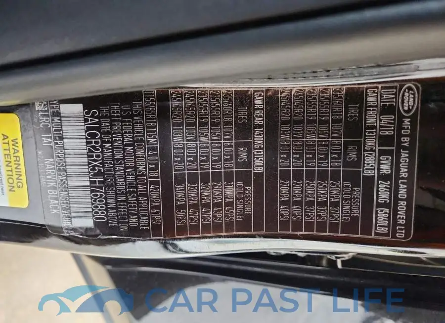 SALCR2RX5JH769880# 13