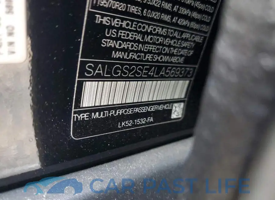 SALGS2SE4LA569373# 14