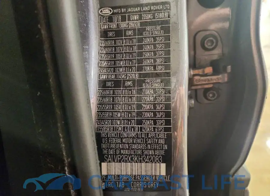 SALVP2RX3KH342083# 14