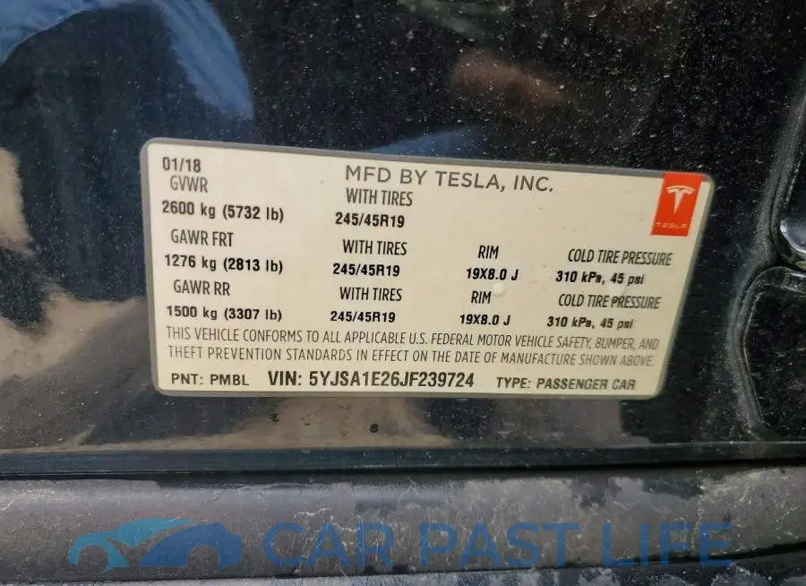 5YJSA1E26JF239724# 14