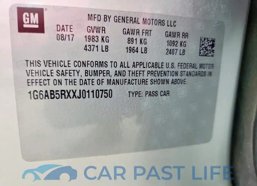 1G6AB5RXXJ0110750# 13