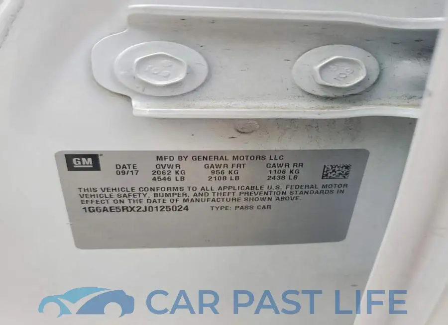 1G6AE5RX2J0125024# 12