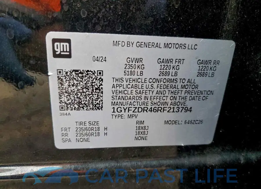 1GYFZDR46RF213794# 13