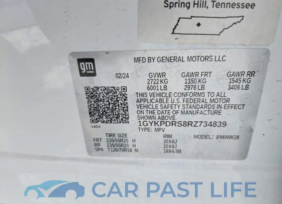 1GYKPDRS8RZ734839# 13