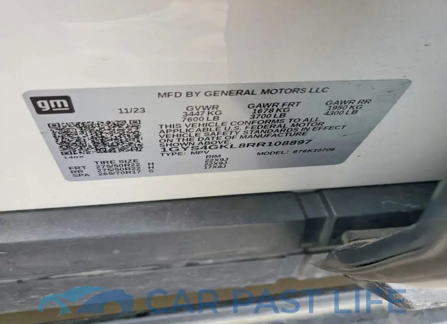 1GYS4GKL8RR108897# 13