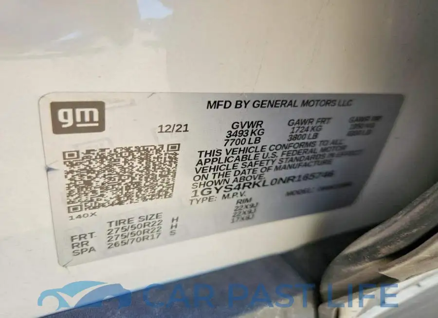 1GYS4RKL0NR165746# 13
