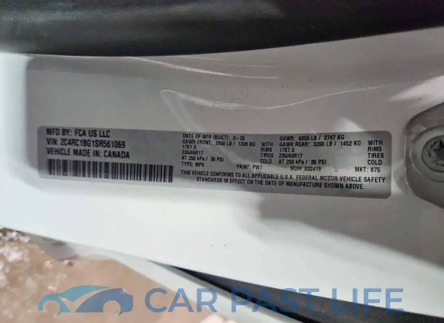 2C4RC1BG1SR561069# 14