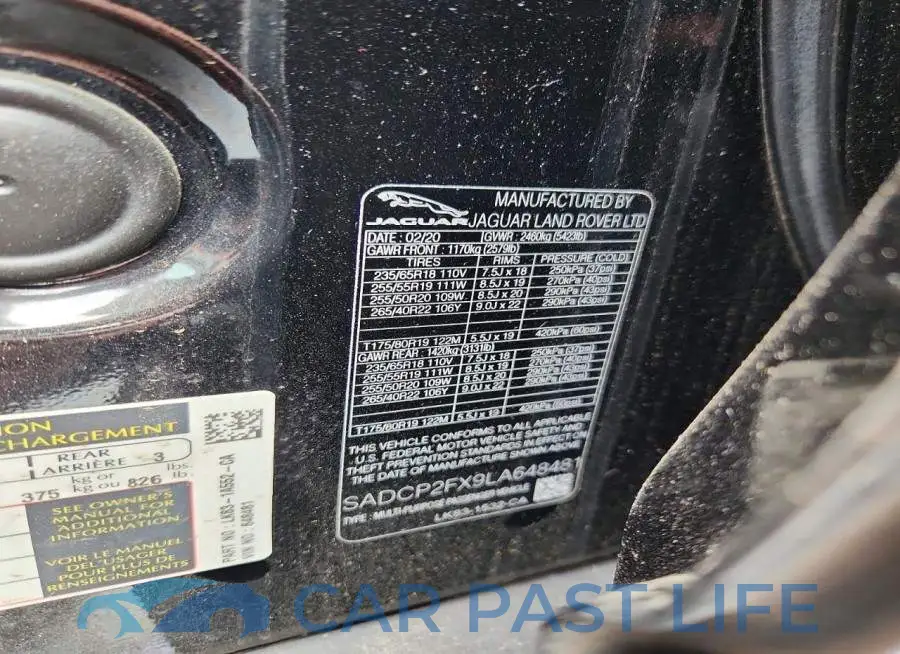 SADCP2FX9LA648481# 13