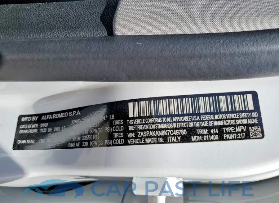 ZASPAKAN8K7C49780# 14