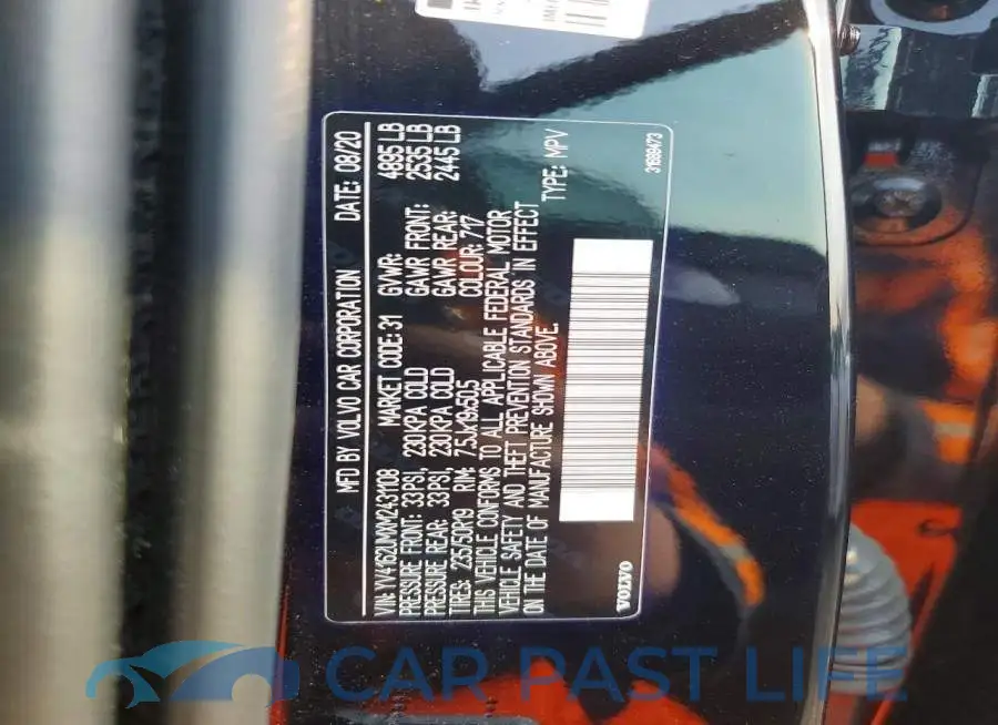 YV4162UMXM2431108# 13