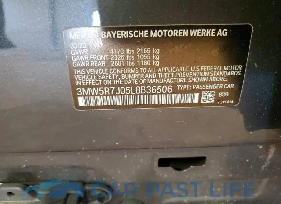 3MW5R7J05L8B36506# 13