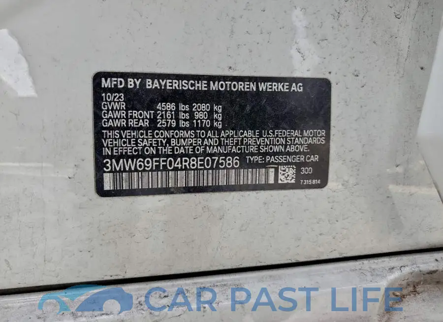3MW69FF04R8E07586# 13