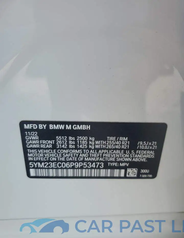 5YM23EC06P9P53473# 13
