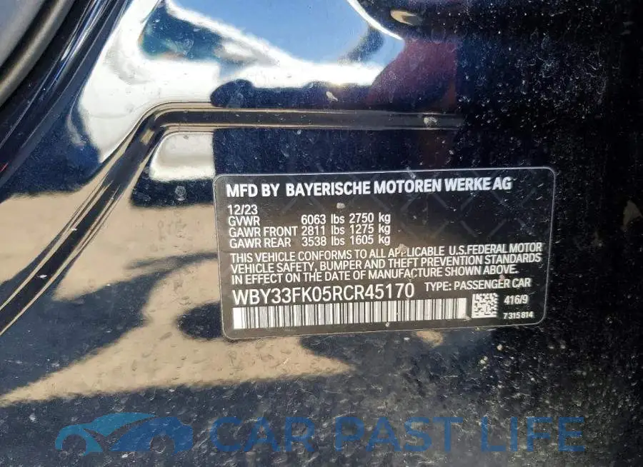 WBY33FK05RCR45170# 12