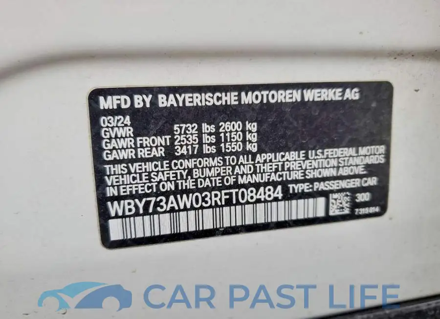 WBY73AW03RFT08484# 12