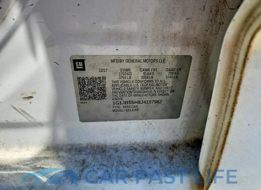 1G1JB5SH8J4107962# 12
