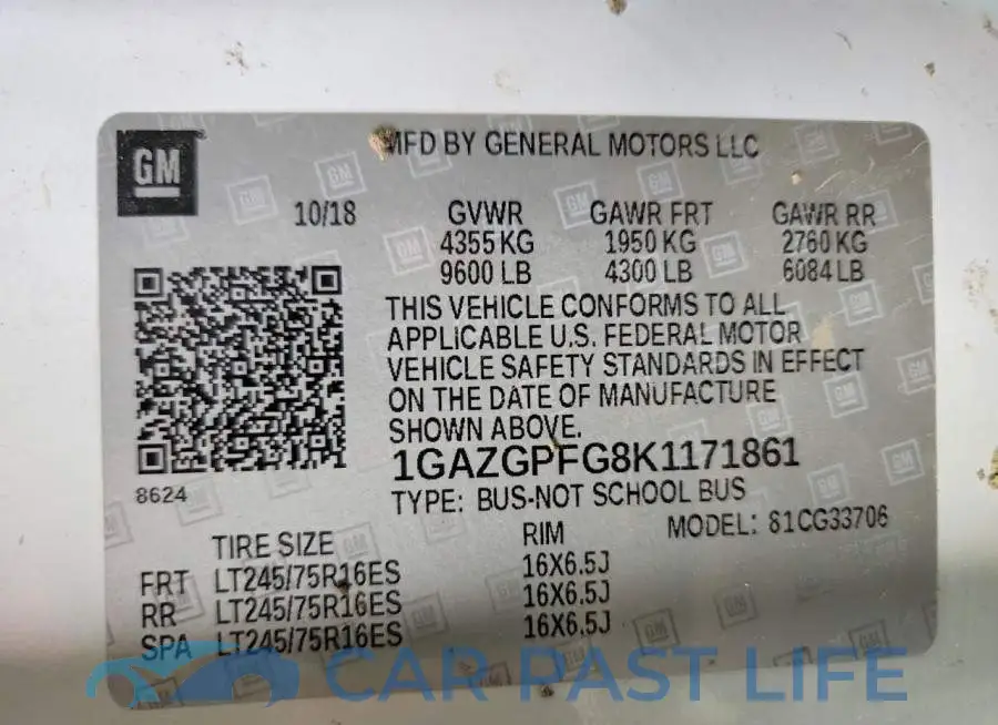 1GAZGPFG8K1171861# 13