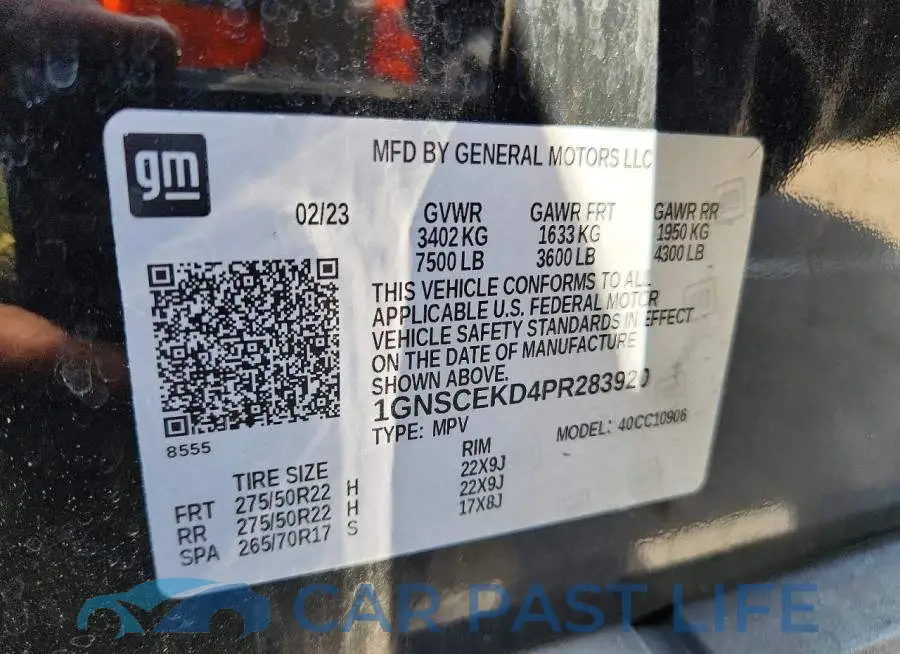 1GNSCEKD4PR283920# 13