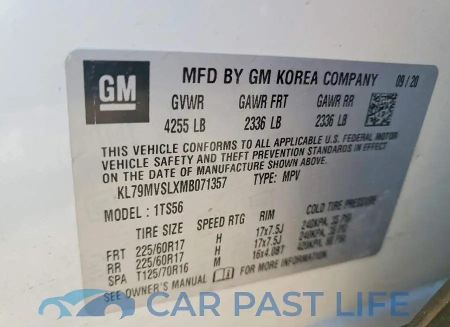 KL79MVSLXMB071357# 13