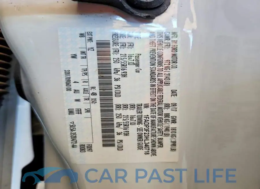 1FADP3F23HL340718# 12