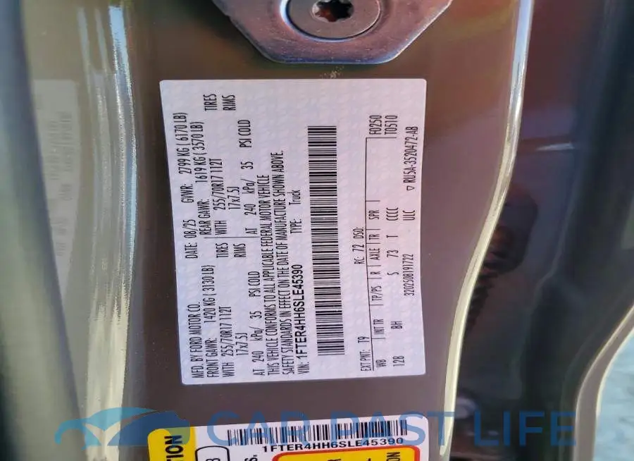 1FTER4HH6SLE45390# 13
