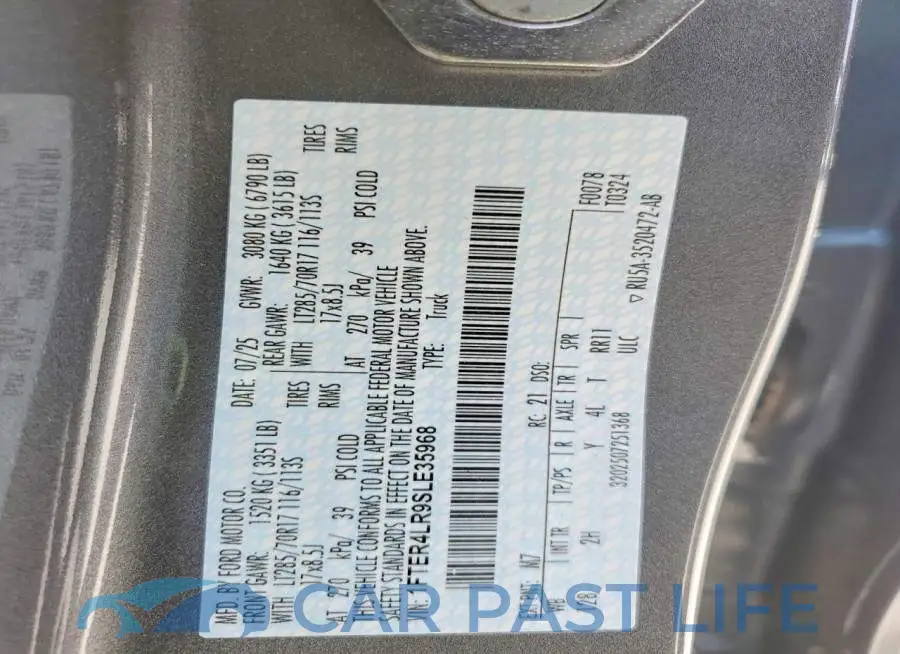 1FTER4LR9SLE35968# 12