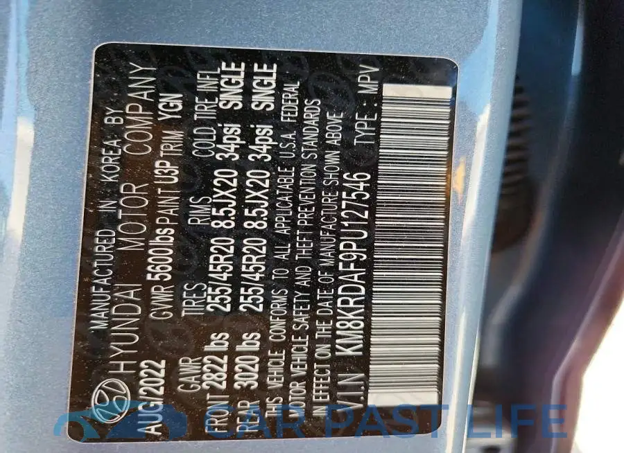 KM8KRDAF9PU127546# 13