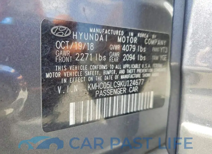 KMHC05LC9KU124677# 13