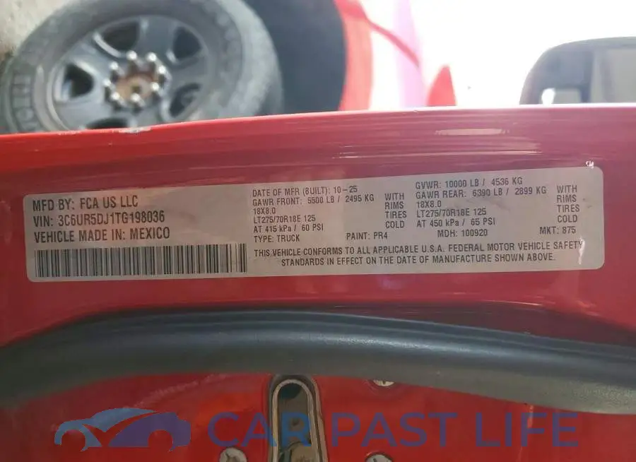 3C6UR5DJ1TG198036# 13