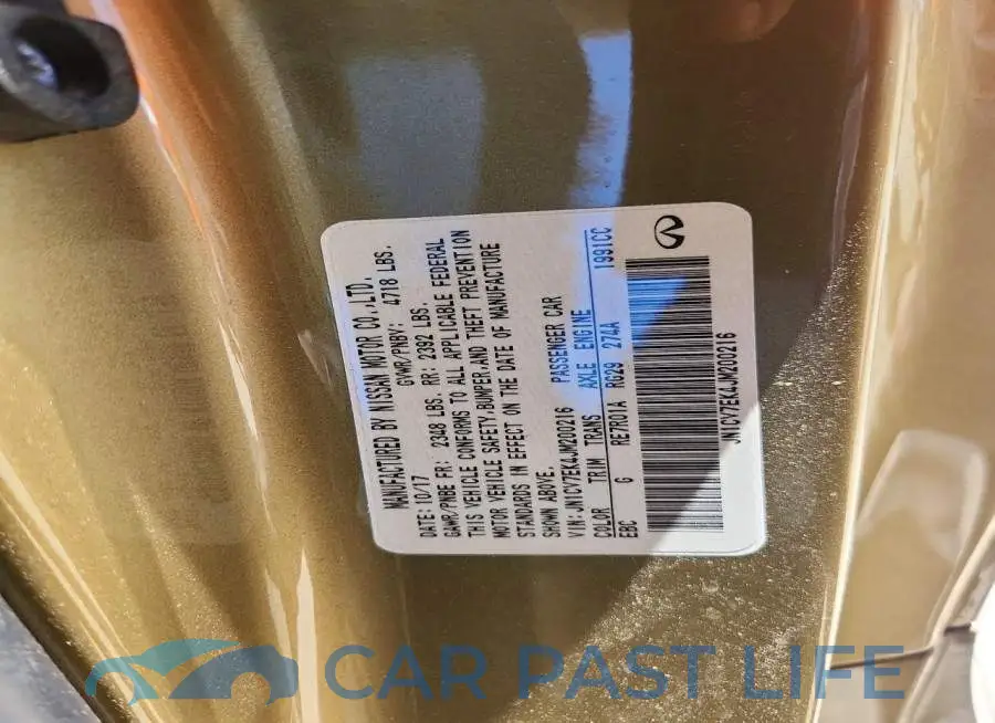 JN1CV7EK4JM200216# 12