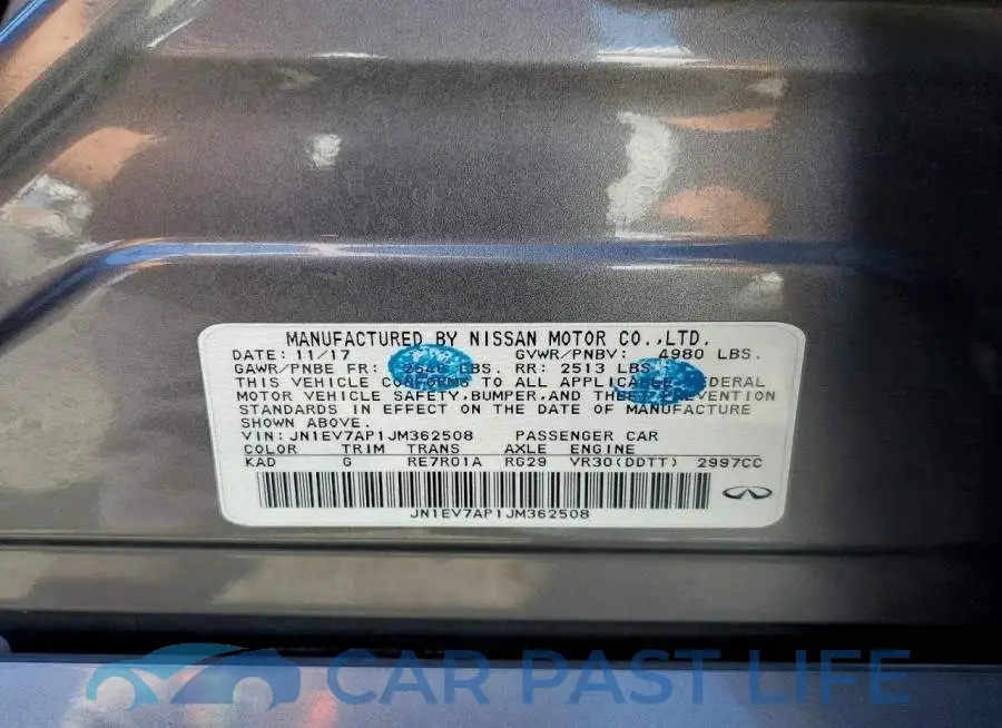 JN1EV7AP1JM362508# 12