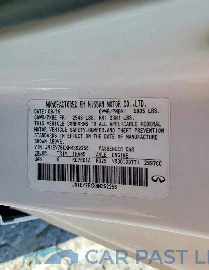 JN1EV7EKXHM362256# 12