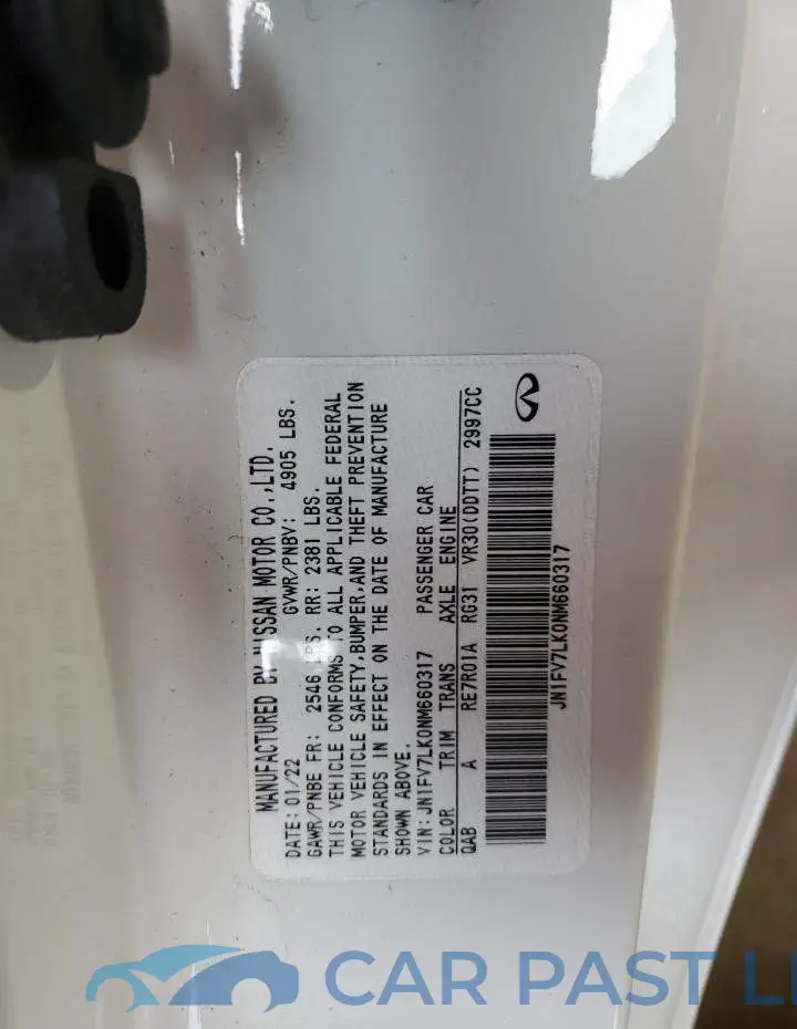 JN1FV7LK0NM660317# 12