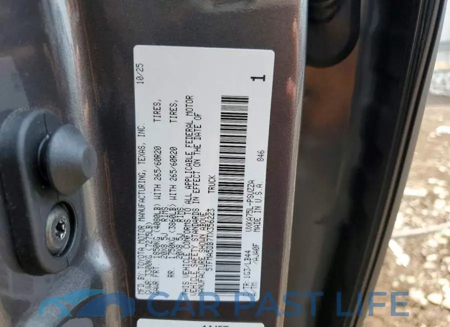 5TFMA5DB7TX356223# 12