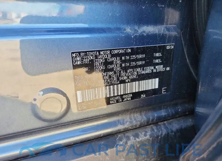 JTEAAAAH4RJ175964# 13