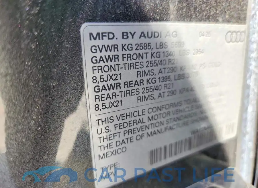 WA125AGU0S2022574# 13