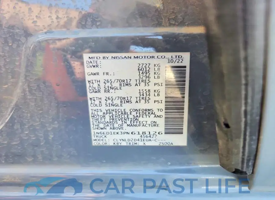 1N6ED1EK3PN618126# 12