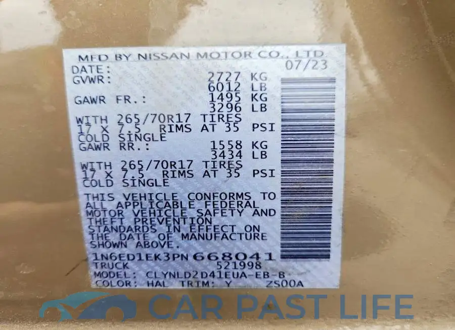1N6ED1EK3PN668041# 12