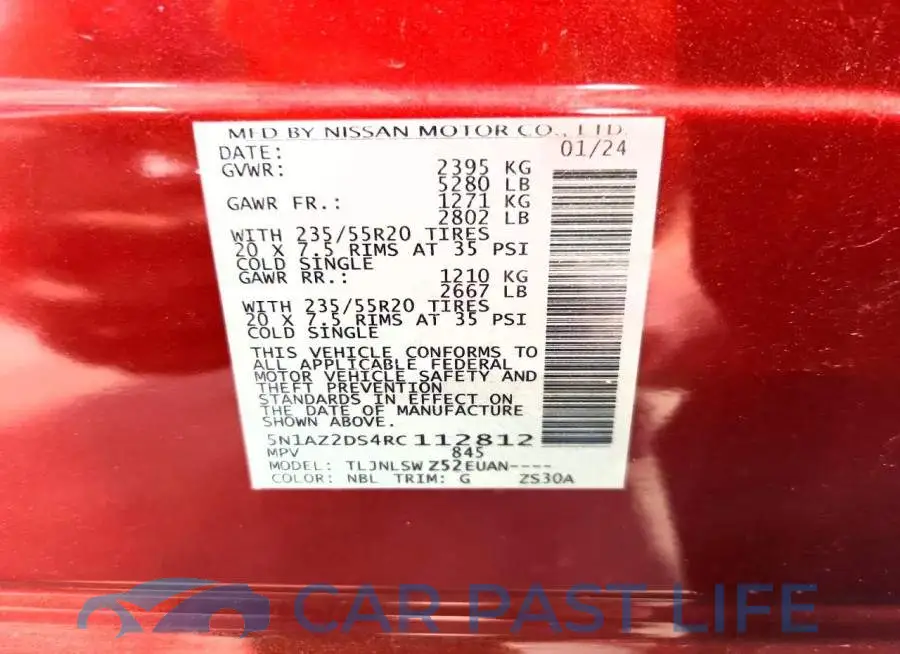 5N1AZ2DS4RC112812# 14