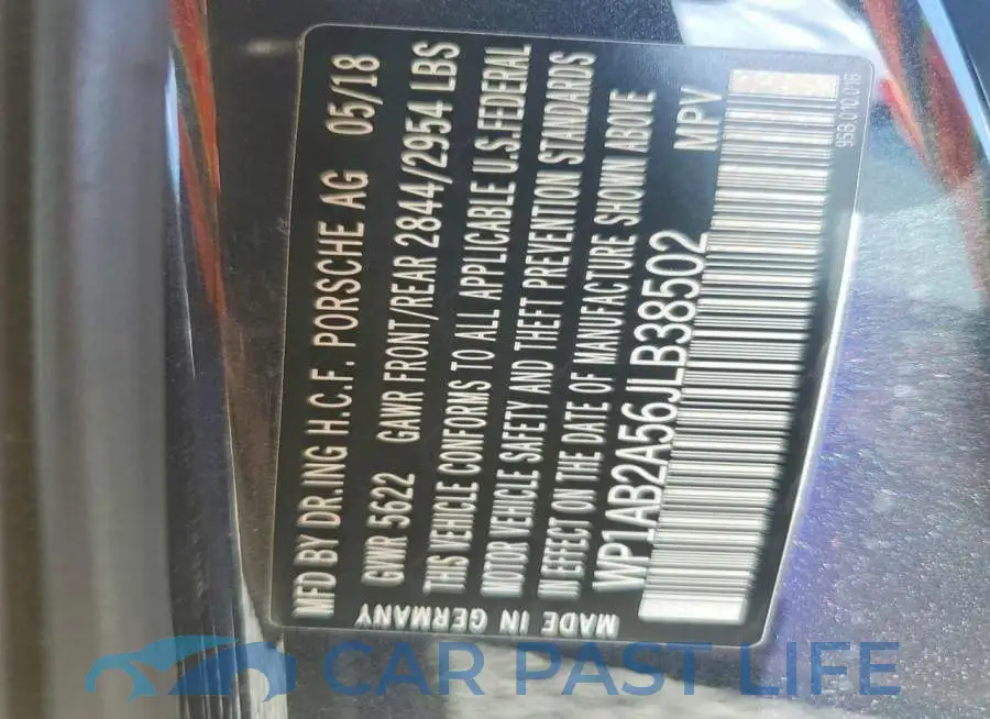 WP1AB2A56JLB38502# 13