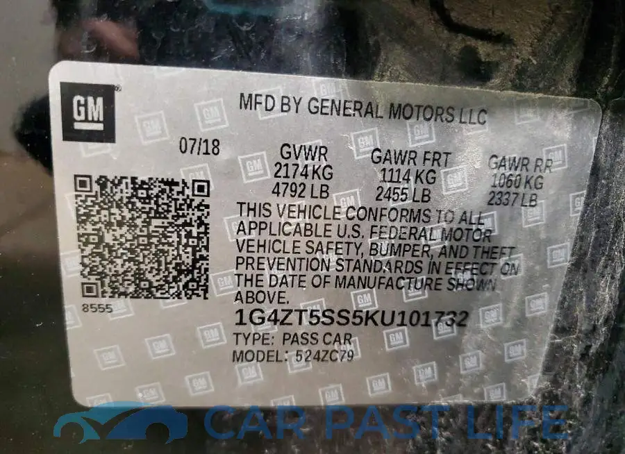 1G4ZT5SS5KU101732# 12