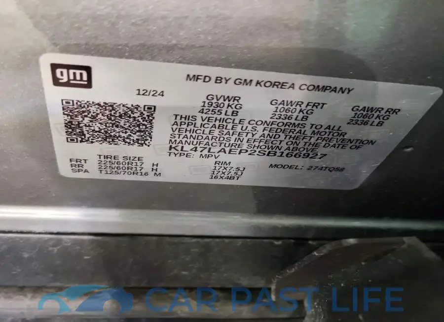 KL47LAEP2SB166927# 14