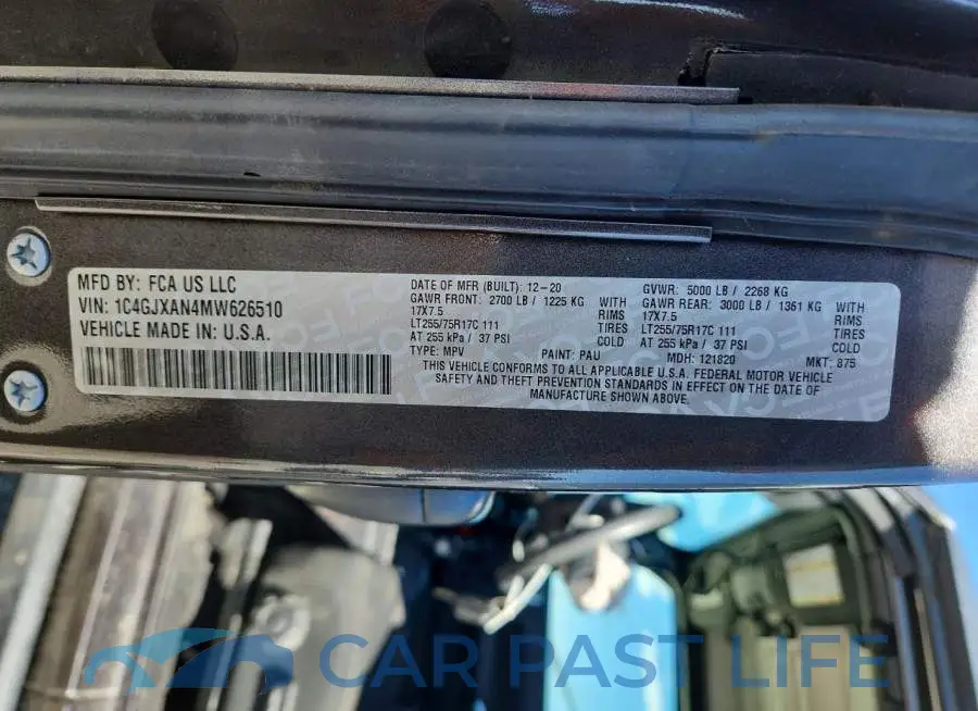 1C4GJXAN4MW626510# 14