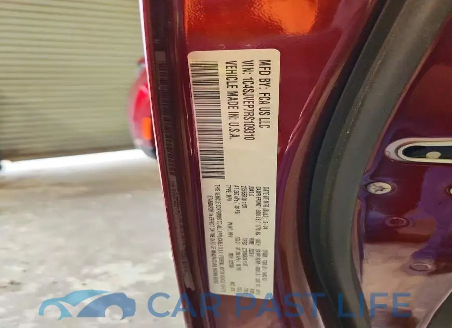 1C4SJVEP7RS109310# 14