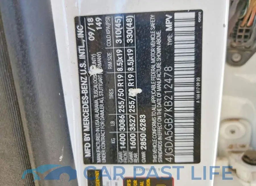 4JGDA5GB7KB212478# 13