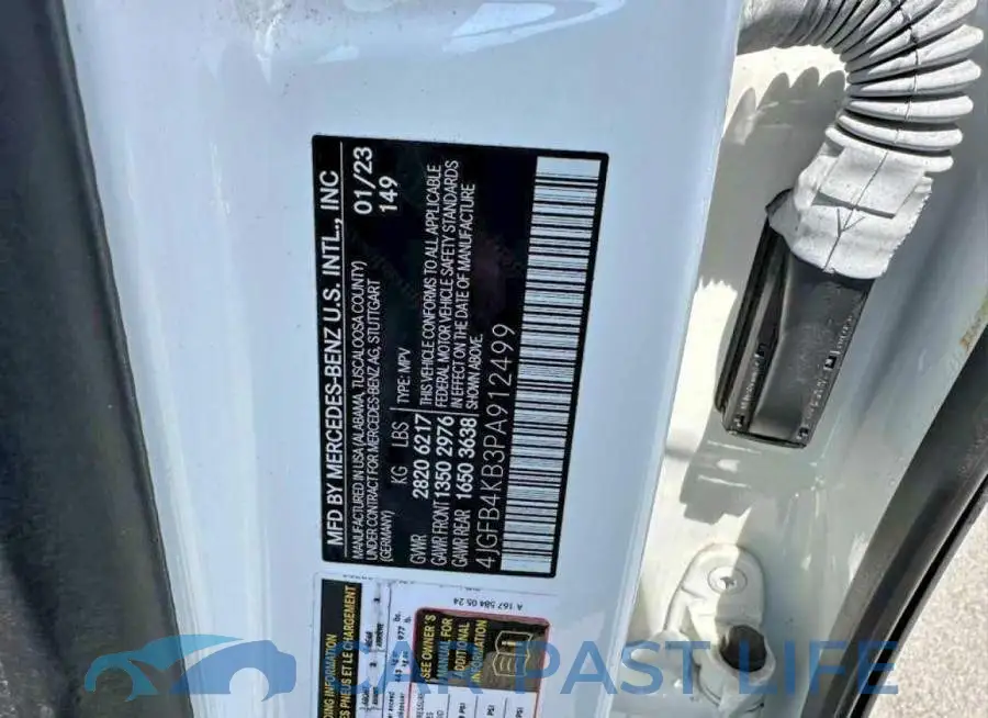 4JGFB4KB3PA912499# 10