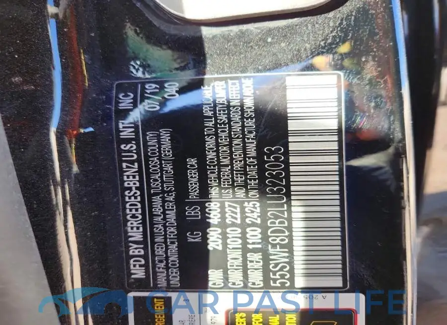 55SWF8DB2LU323053# 12