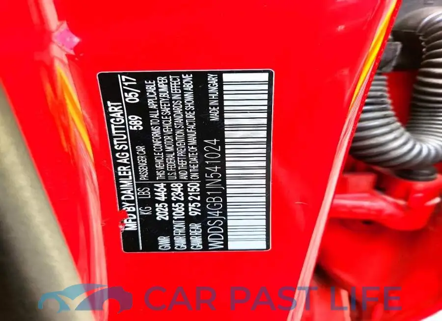 WDDSJ4GB1JN541024# 12