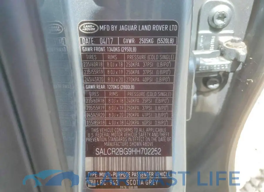 SALCR2BG9HH702252# 13
